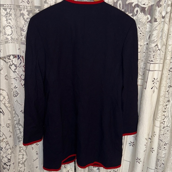 Ellen Tracy Linda Ballard military style blazer - Picture 5 of 5